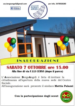 Inaugurazione Centro Sociale Angeli