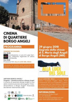 Cinema di quartiere a Borgo Angeli - Alla luce del sole