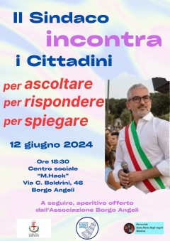 Incontro con il sindaco
