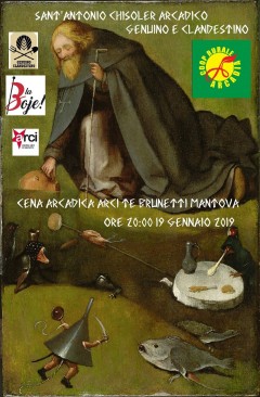 Cena Arcadica Arci Te Brunetti di Mantova.