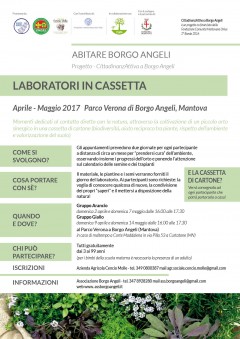 LABORATORI IN CASSETTA - APRILE MAGGIO 2017